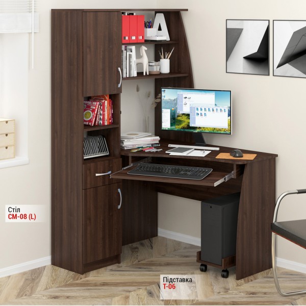 Стіл комп'ютерний СМ-08 — для сучасного офісу та дому