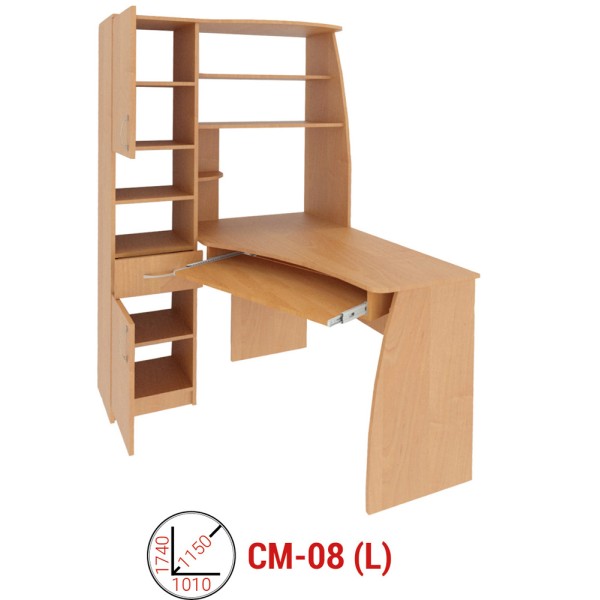 Стіл комп'ютерний СМ-08 — для сучасного офісу та дому