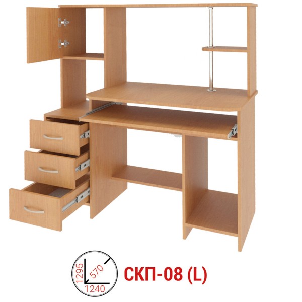 Стіл комп'ютерний СКП-08 від виробника — Elite Mebel