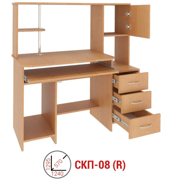 Стіл комп'ютерний СКП-08 від виробника — Elite Mebel