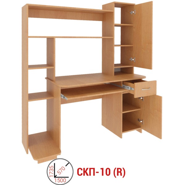 Стіл комп'ютерний СКП-10 - для офісу та дому