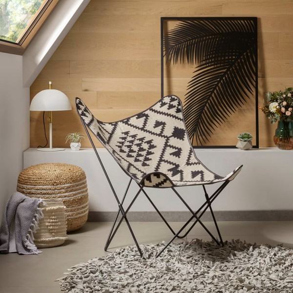 Пуф Samy Ø 45 см – стильний м’який пуф для вашої оселі