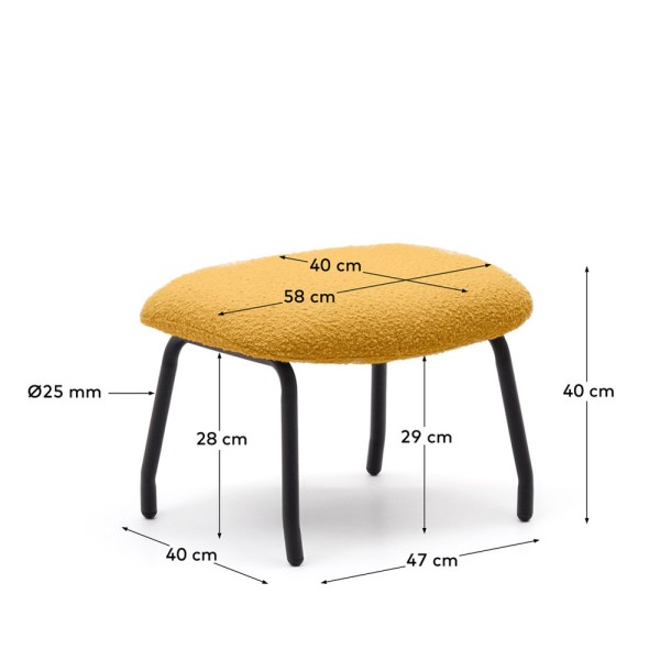 Підставка для ніг Belina — для вашої спальні