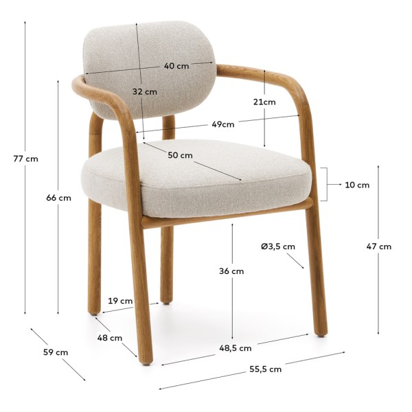 Стілець Melqui – комфорт та стиль для вашої кухні
