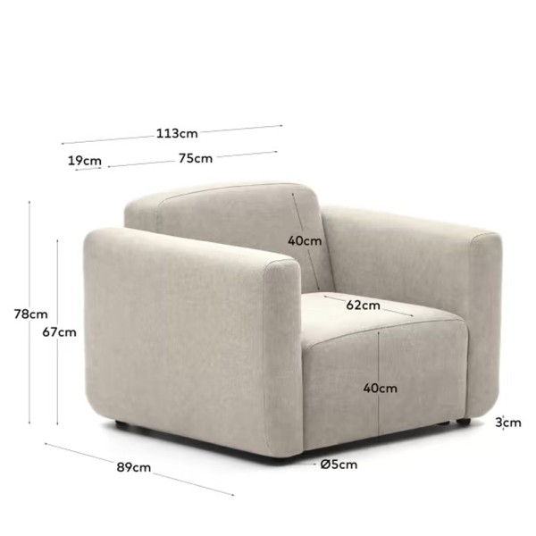 Модульне крісло Neom - Ваша комфортна зона відпочинку