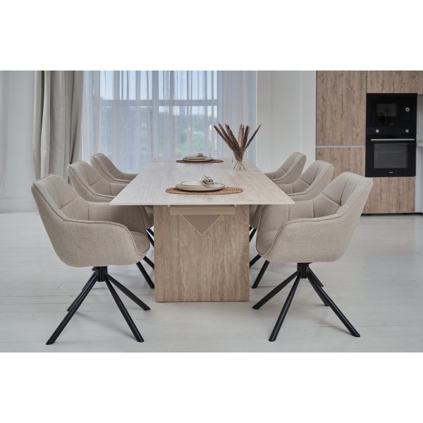 Стіл Данте TML-980 180-260 см — стильний розкладний стіл для кухні