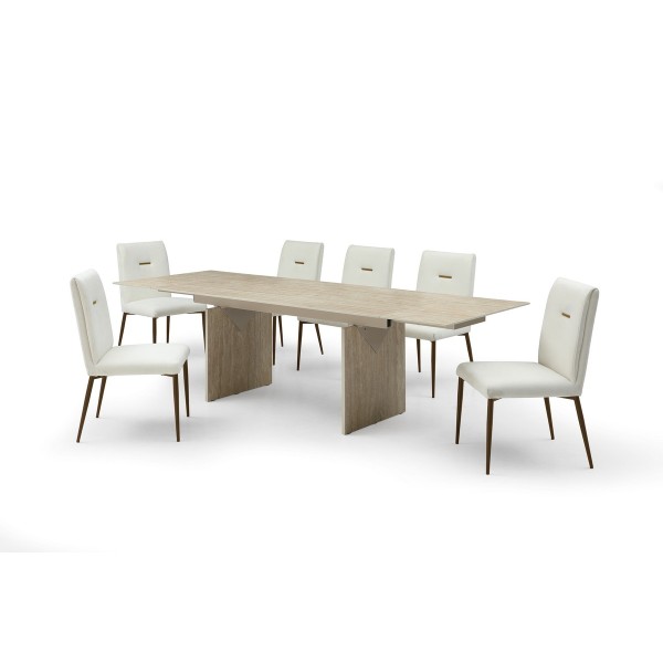 Стіл Данте TML-980 180-260 см — стильний розкладний стіл для кухні