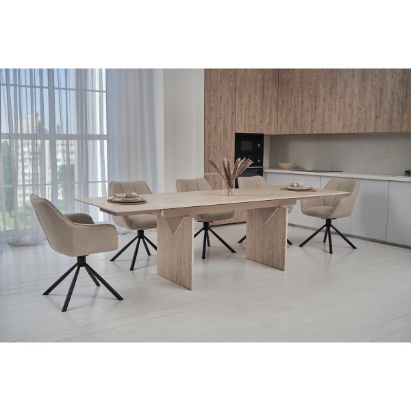 Стіл Данте TML-980 180-260 см — стильний розкладний стіл для кухні