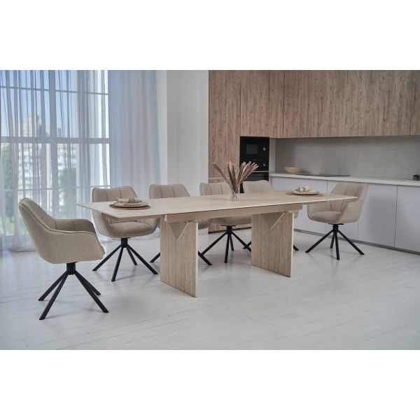 Стіл Данте TML-980 180-260 см — стильний розкладний стіл для кухні