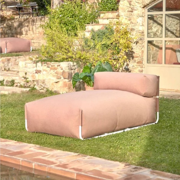 Пуф-шезлонг Square – ідеальний вибір для саду та вулиці