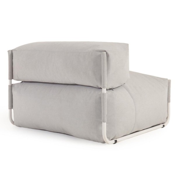 Пуф зі спинкою Square – для вулиці та саду