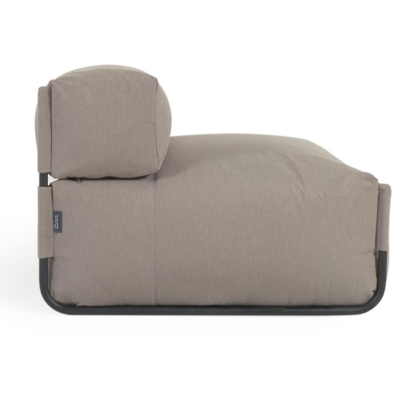 Пуф зі спинкою Square – для вулиці та саду