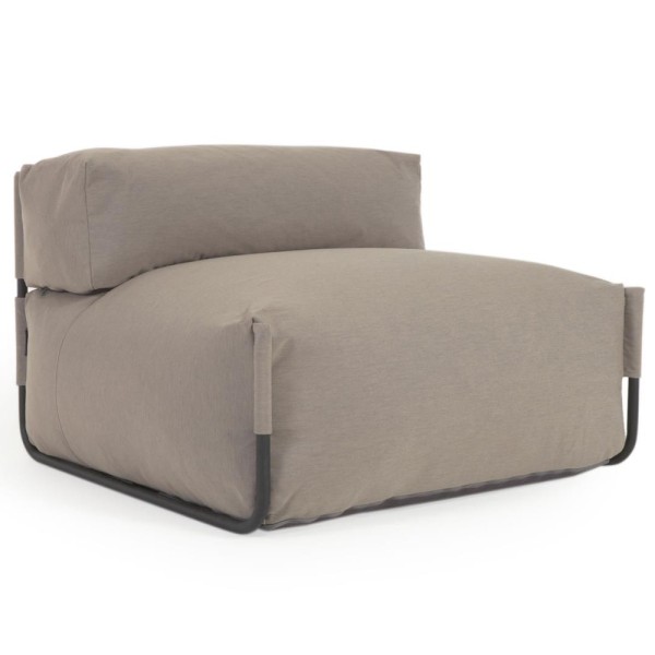 Пуф зі спинкою Square – для вулиці та саду