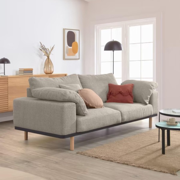 Диван прямий з подушками Noa 3-місний 230 см