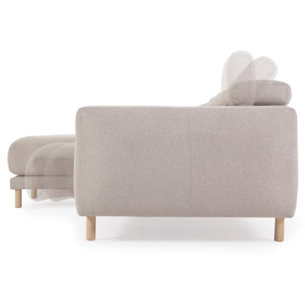 Диван-реклайнер Singa 3-місний з шезлонгом