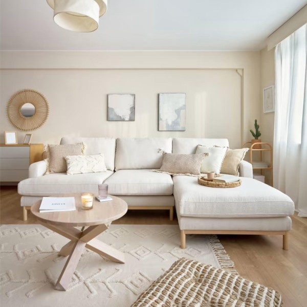 Диван з шезлонгом Mihaela 3-місний для комфортної вітальні