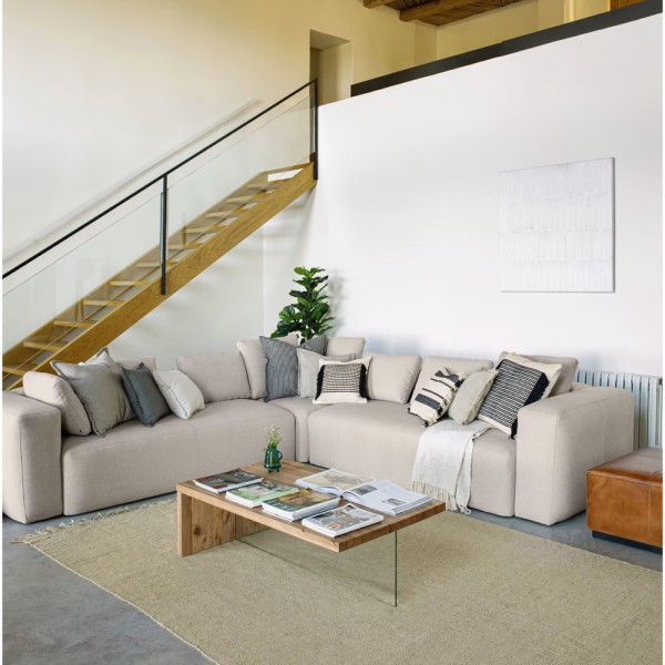 Кутовий диван Blok 6-місний 320x320 см – зручність та стиль у вашій вітальні