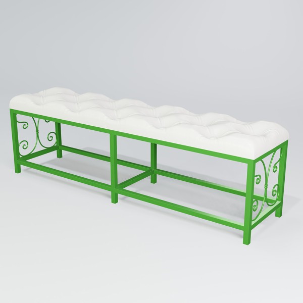 Пуф Спліт — екошкіра та метал для вашого інтер'єру