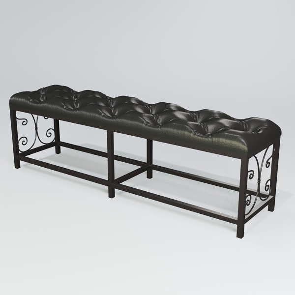 Пуф Спліт — екошкіра та метал для вашого інтер'єру