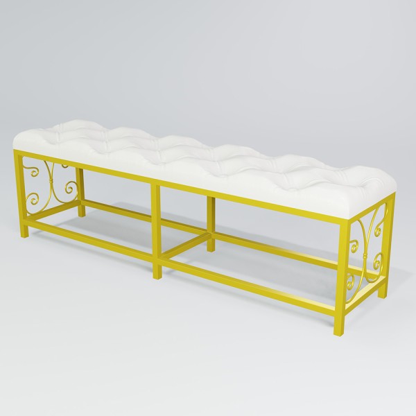 Пуф Спліт — екошкіра та метал для вашого інтер'єру