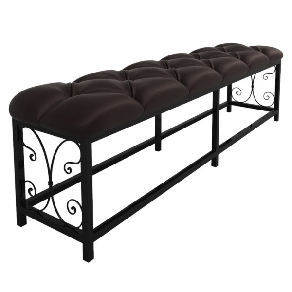 Пуф Спліт — екошкіра та метал для вашого інтер'єру