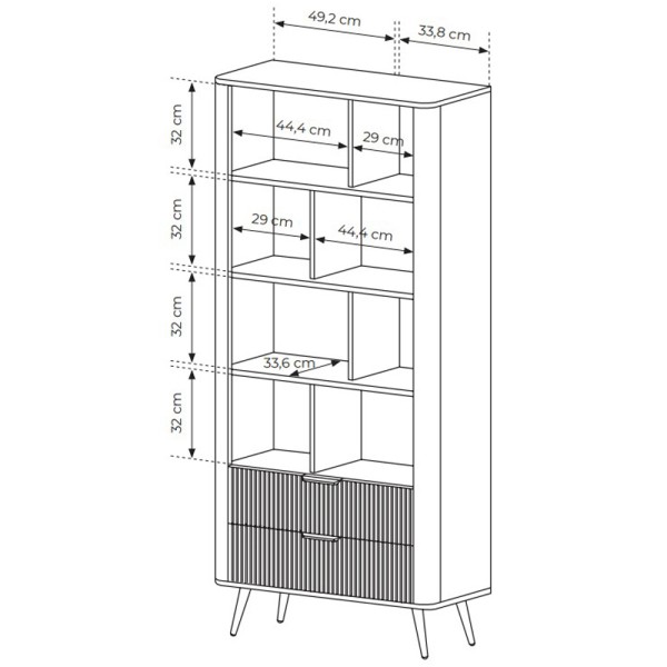 Стелаж Lante 2S - сучасний стиль та функціональність