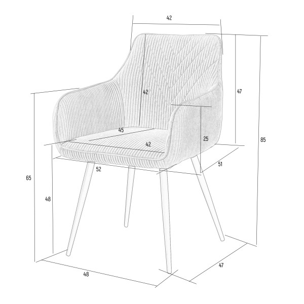 Стілець Alison для кухні та кафе