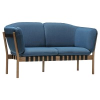 Диван прямий Dowel 363-394 2-місний з м'яким сидінням