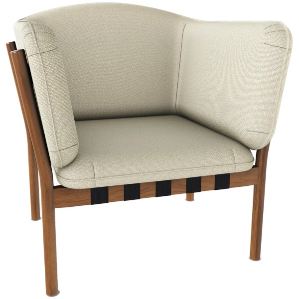 Дерев'яне крісло Dowel 363-392 з м'яким сидінням