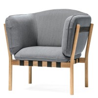 Дерев'яне крісло Dowel 363-392 з м'яким сидінням