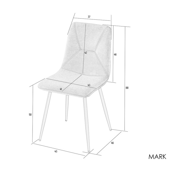 Стілець Mark – сучасний стиль для вашого інтер'єру