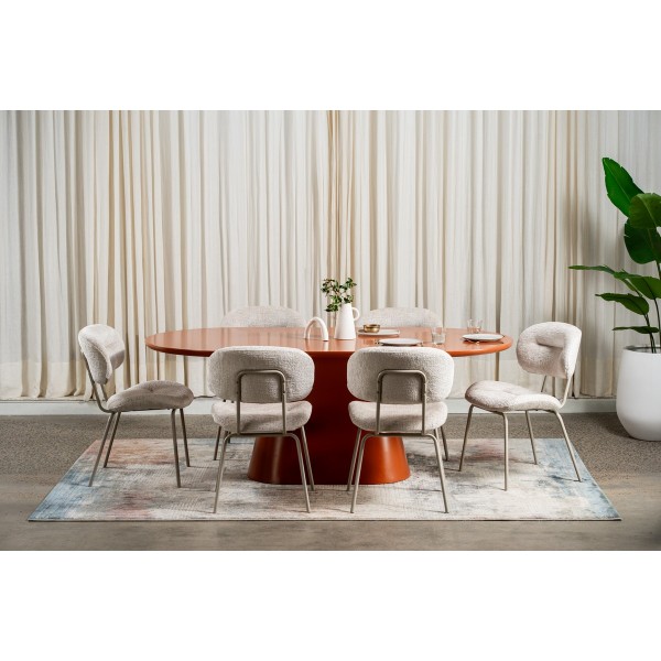 Стіл TM-210 — овальний стіл для сучасної кухні