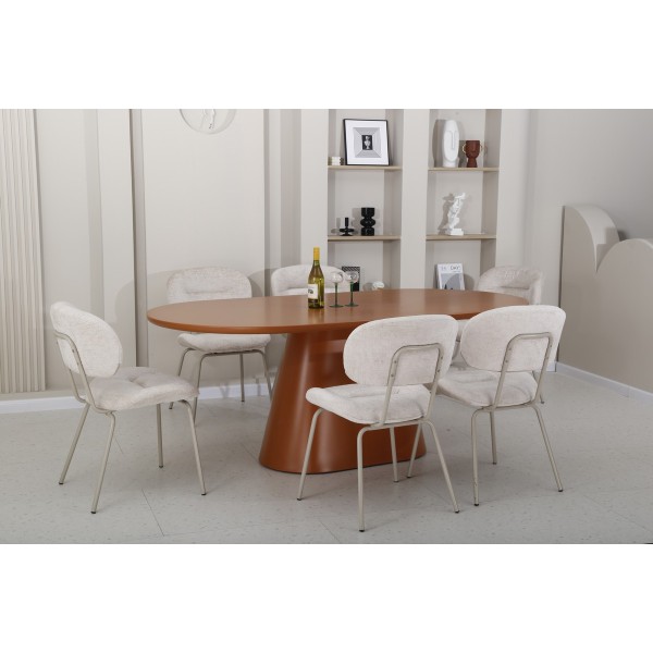 Стіл TM-210 — овальний стіл для сучасної кухні