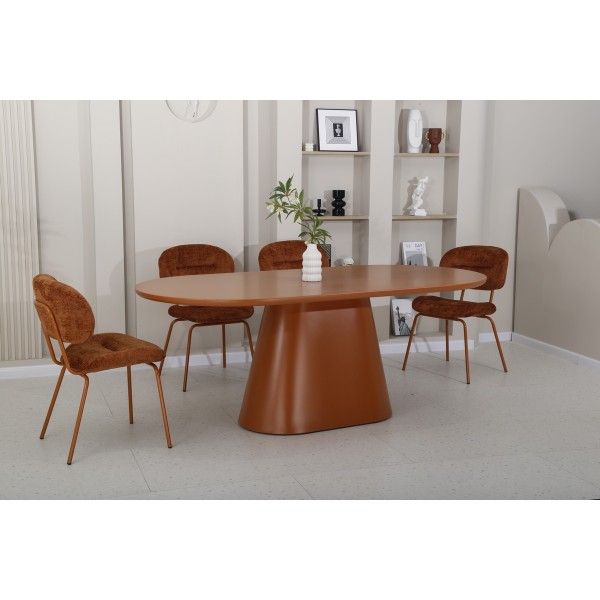 Стіл TM-210 — овальний стіл для сучасної кухні