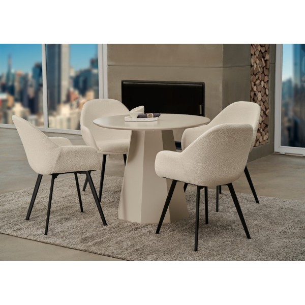 Стіл TM-200-1: сучасний овальний стіл для кухні