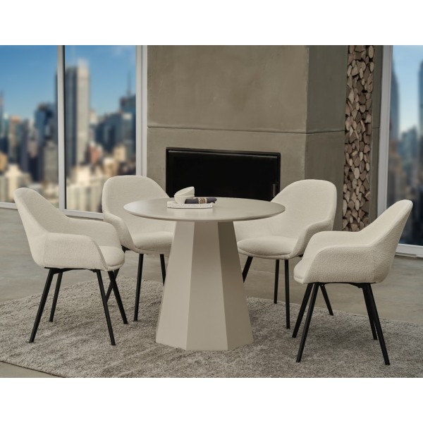 Стіл TM-200-1: сучасний овальний стіл для кухні