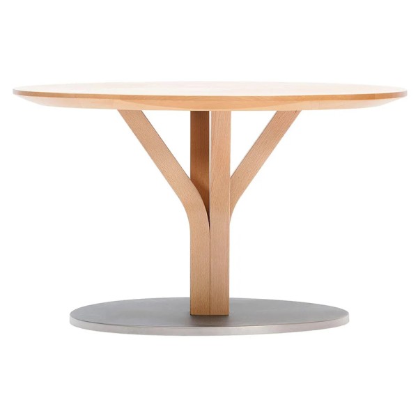 Дерев'яний стіл Bloom Central 4M5-276 круглий — стильний стіл для кухні або кафе