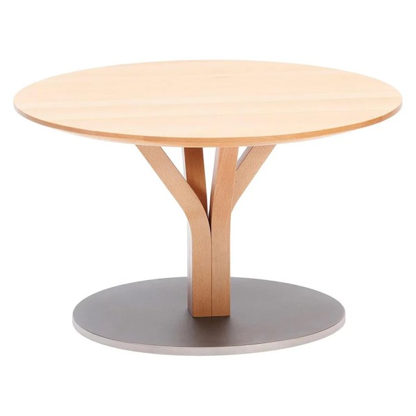 Дерев'яний стіл Bloom Central 4M5-276 круглий — стильний стіл для кухні або кафе
