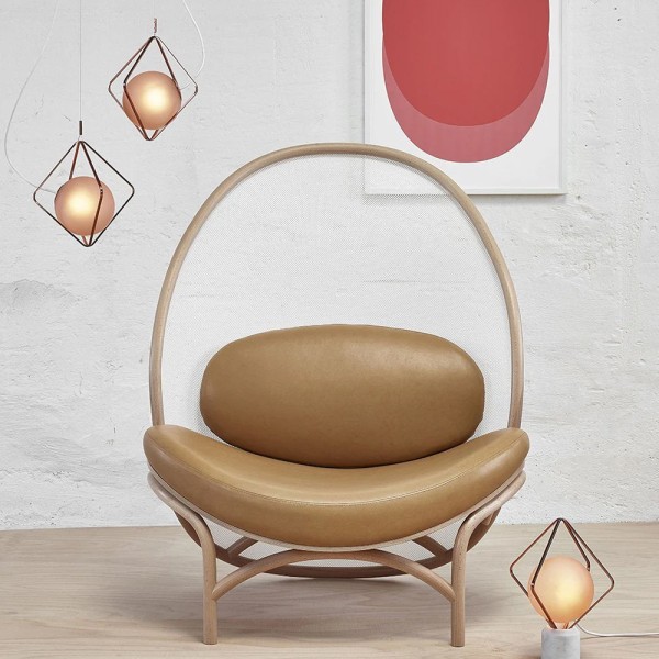 Дерев'яне крісло Chips 363-601 з м'яким сидінням