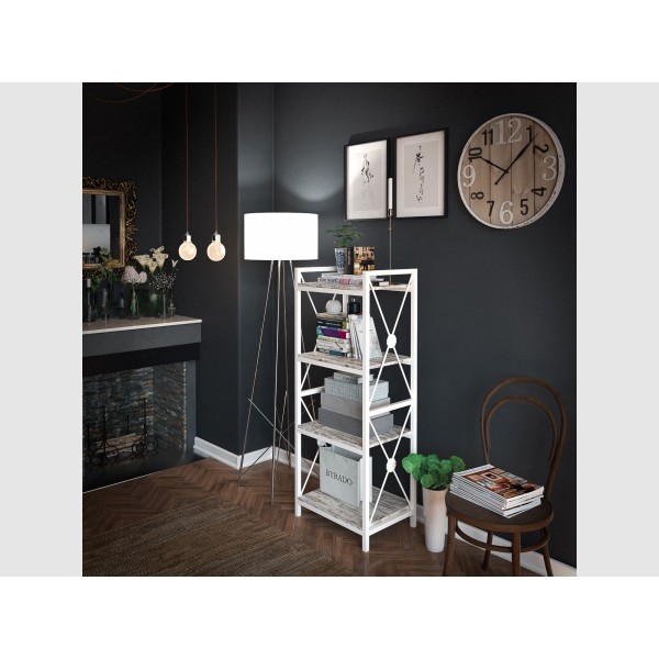 Стелаж Тіроль 4: стиль лофт для вашої вітальні