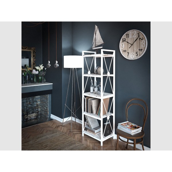 Стелаж Тіроль 5 – стиль лофт для вашої вітальні