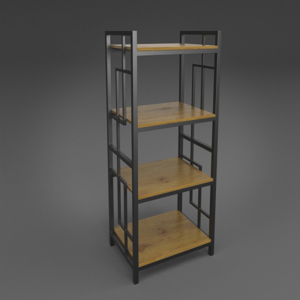 Стелаж Брайтон 4 - Стиль лофт для вашої вітальні