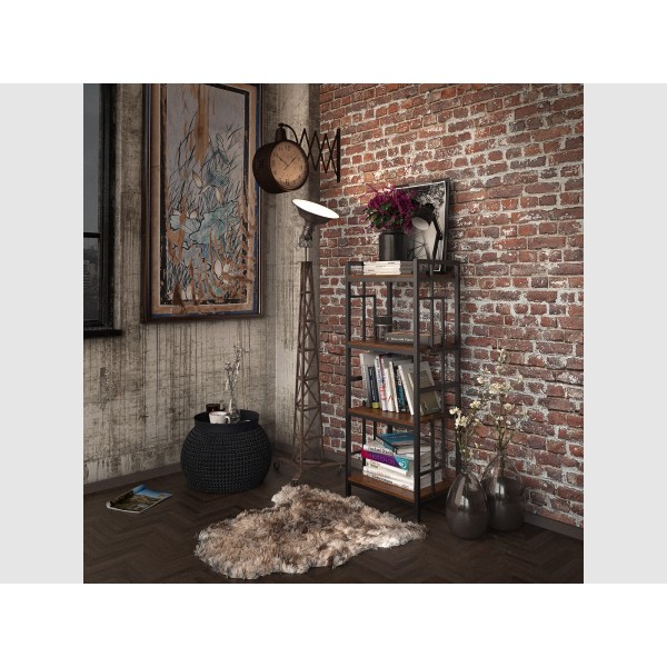 Стелаж Брайтон 4 - Стиль лофт для вашої вітальні