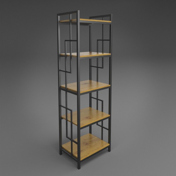 Стелаж Брайтон 5: стиль лофт для вашої вітальні