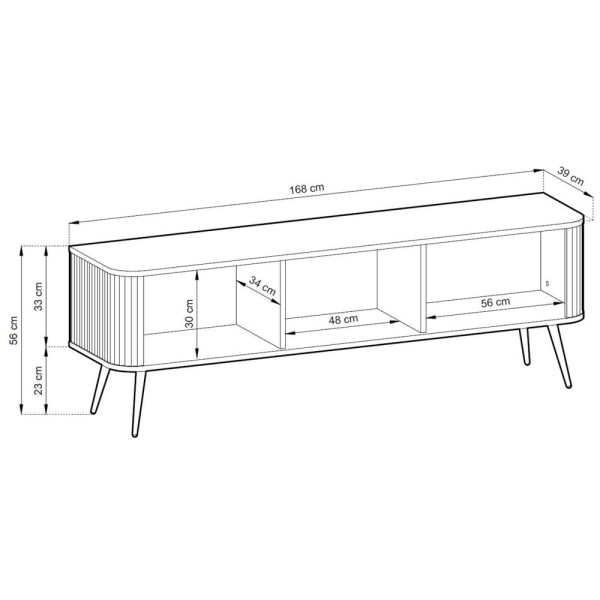 Тумба під ТВ Zova RTV168: стиль і функціональність для вашої вітальні