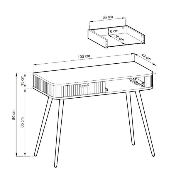 Туалетний стіл Zova Т103