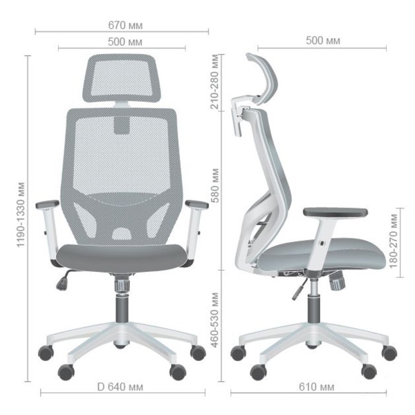 Крісло Lead White HR – зручність та стиль для вашого інтер'єру