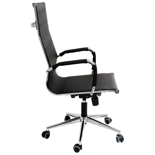 Крісло Slim Net HB Хром Tilt