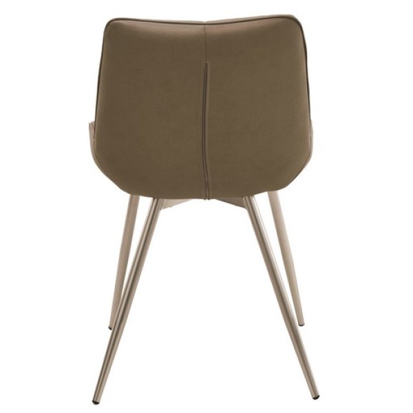 Стілець N-45 (нікель) – сучасний стиль для вашої кухні чи кафе