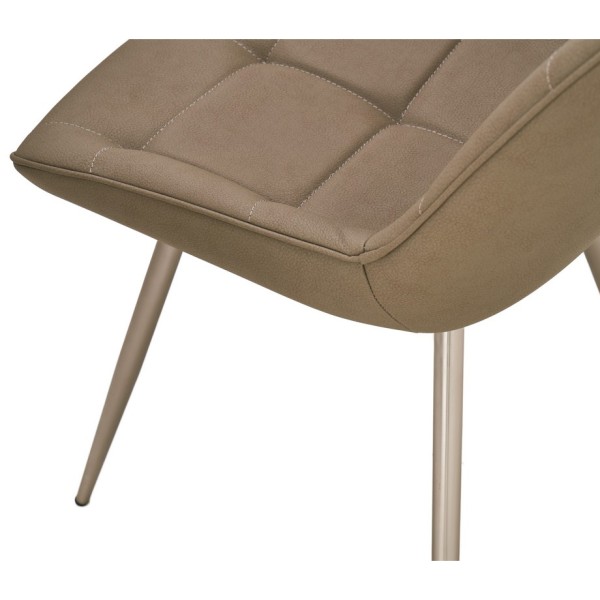 Стілець N-45 (нікель) – сучасний стиль для вашої кухні чи кафе